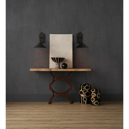 Manuscript Wall Sconce by Currey and Company in jerry pair black. Made from unique in a transitional style.