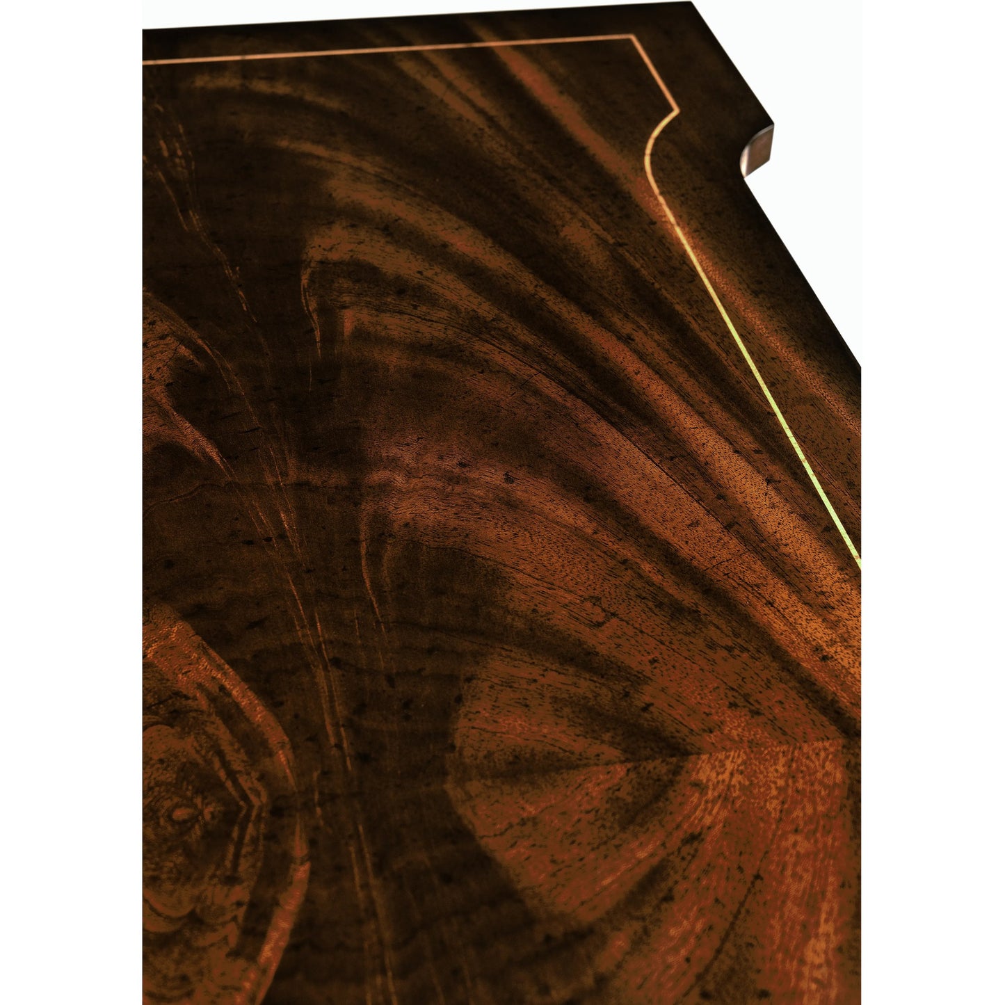 007 SR-846110 | Closeup | Versailles Regency Style Mahogany Chest of Drawers by Jonathan Charles in brown and medium antique mahogany. Made from acacia in a traditional style.