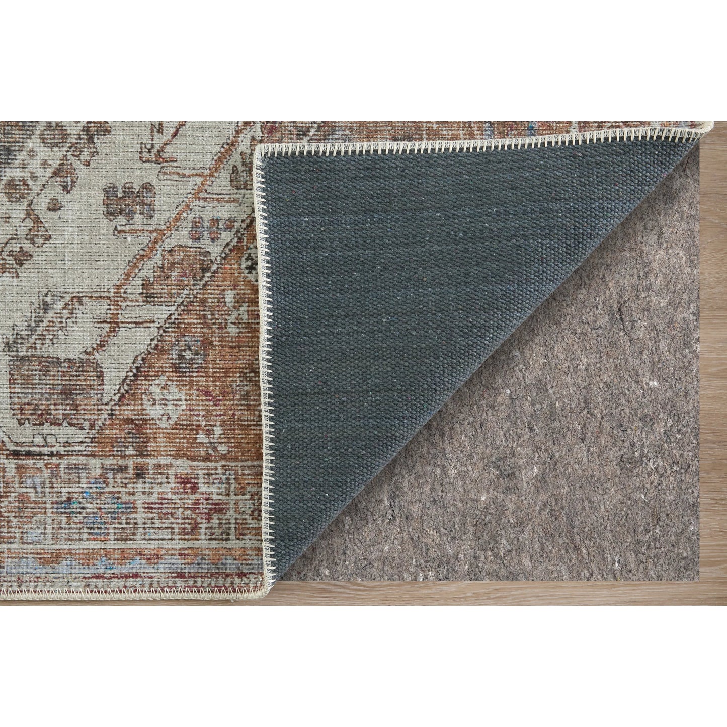 006 SI-1752798,SI-1752799,SI-1752800 | Closeup | Percy Transitional Rug - 39ANF by Feizy in ivory, orange, brown. Made from polyester in a unique style.