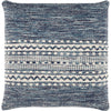 Light Beige, Navy / Down Feather / 18" x 18"