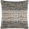Black, Light Beige / Down Feather / 18" x 18"