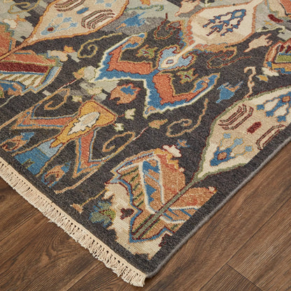 Leylan Transitional Ikat Rug - 0563F by Feizy. Made from unique in a unique style.