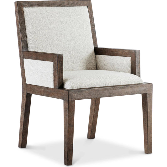 Outline Arm Chair by Bernhardt in cassel. Made from wood, fabric in a unique style.