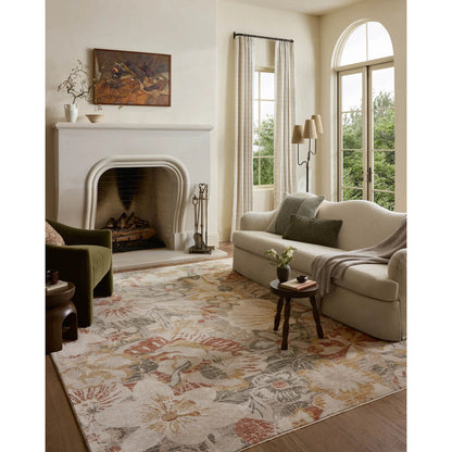 Eileen ELE-01 Rug by Loloi in natural, sunrise. Made from 50% polyester, 50% polypropylene in a unique style.