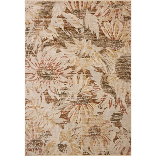 Eileen ELE-04 Rug by Loloi in natural, spice. Made from 50% polyester, 50% polypropylene in a unique style.
