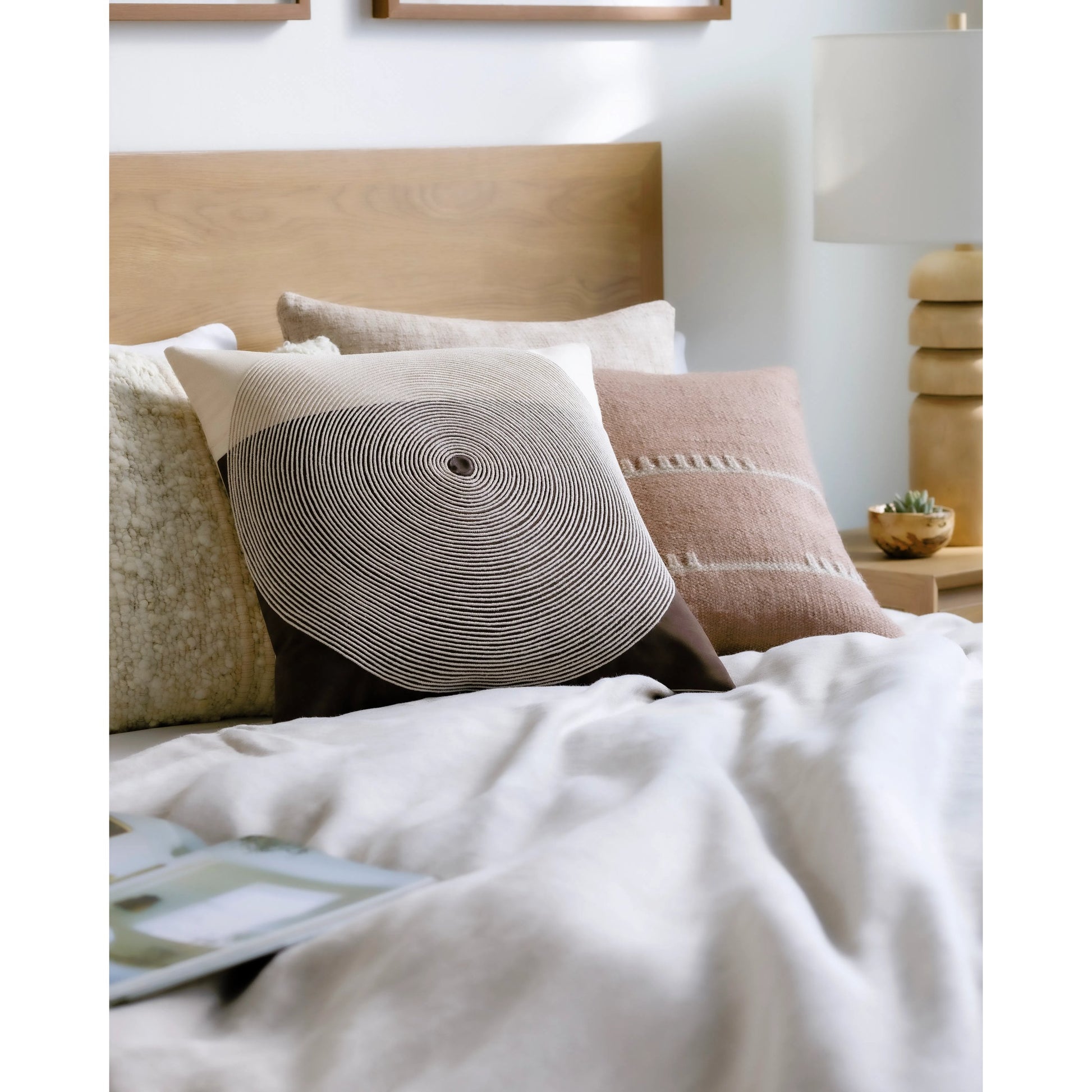 Eternity Accent Pillow - 533850 by Surya. Made from cotton, polyester in a modern style.