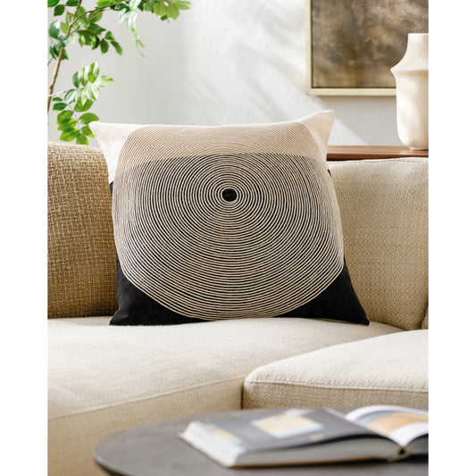 Eternity Accent Pillow - 533850 by Surya. Made from cotton, polyester in a modern style.