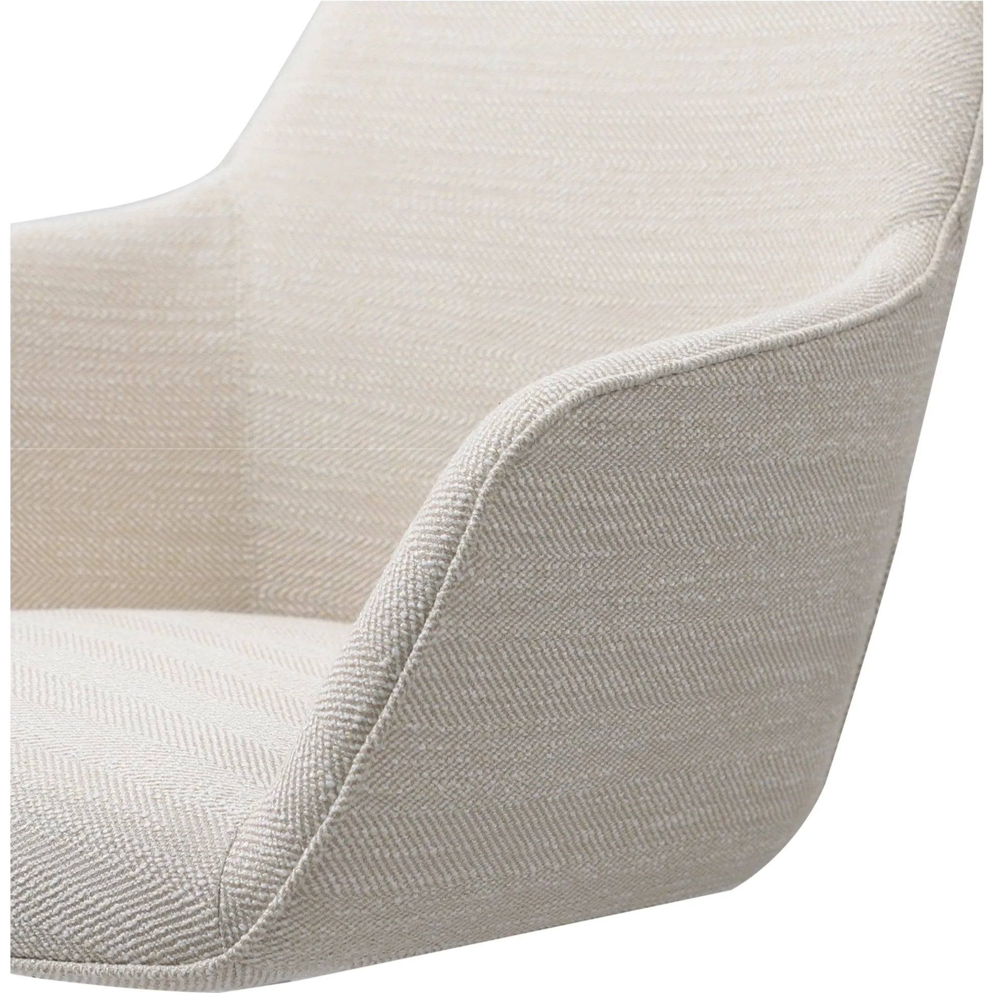 Torey Office Chair by Moe's Home Collection in beige. Made from 100% polyester, foam, iron, plywood in a unique style.