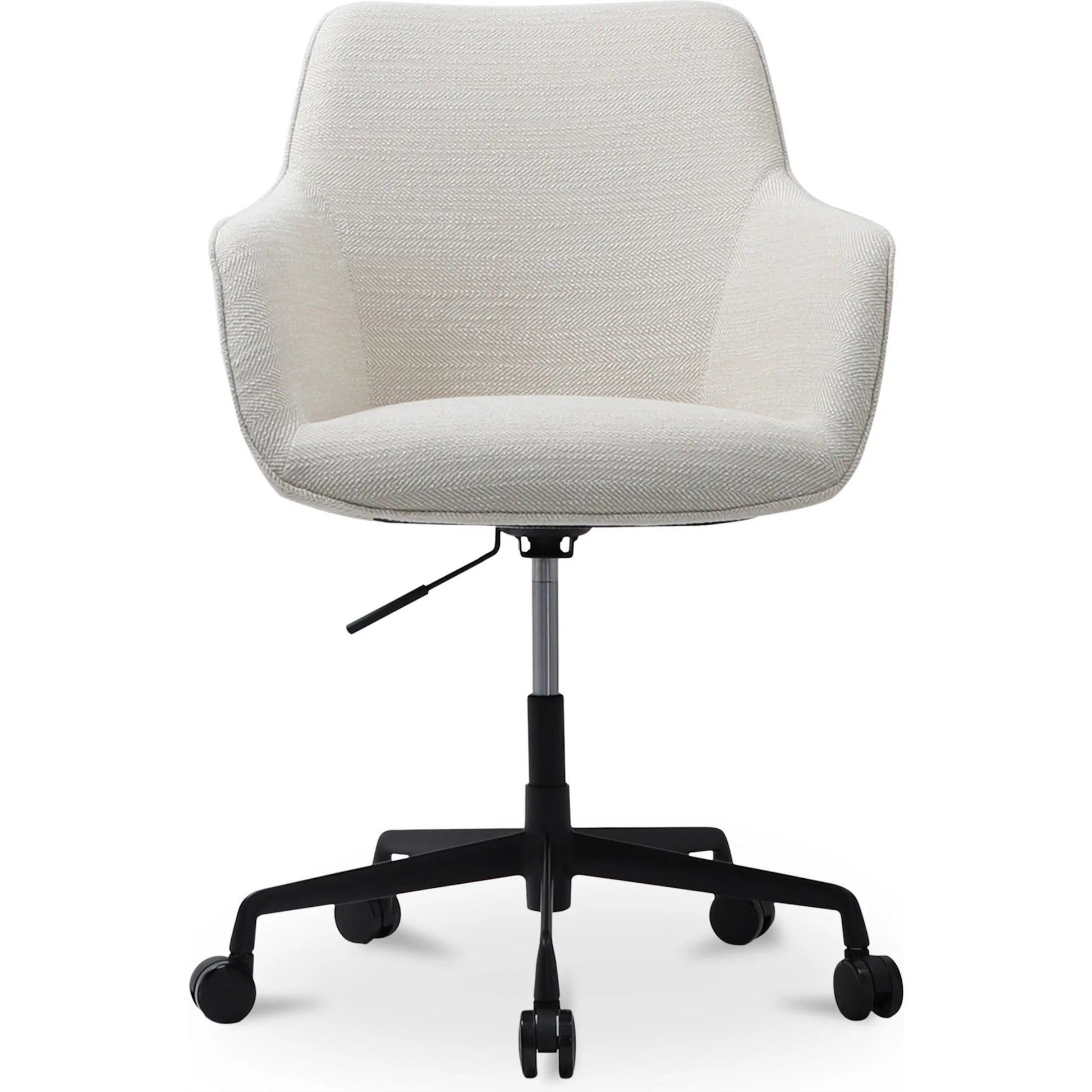 Torey Office Chair by Moe's Home Collection in beige. Made from 100% polyester, foam, iron, plywood in a unique style.
