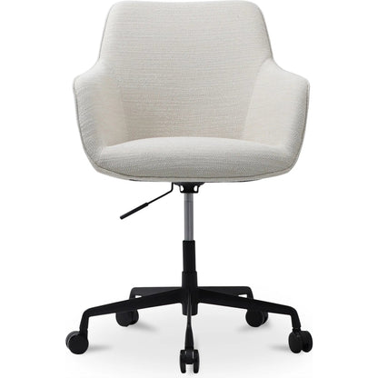 Torey Office Chair by Moe's Home Collection in beige. Made from 100% polyester, foam, iron, plywood in a unique style.