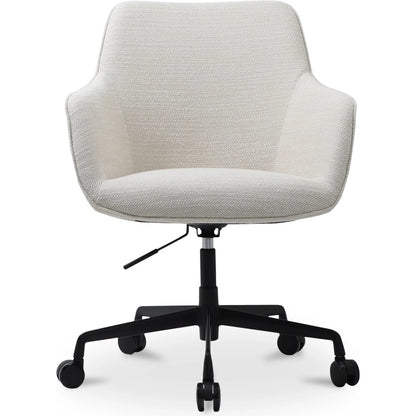 Torey Office Chair by Moe's Home Collection in beige. Made from 100% polyester, foam, iron, plywood in a unique style.