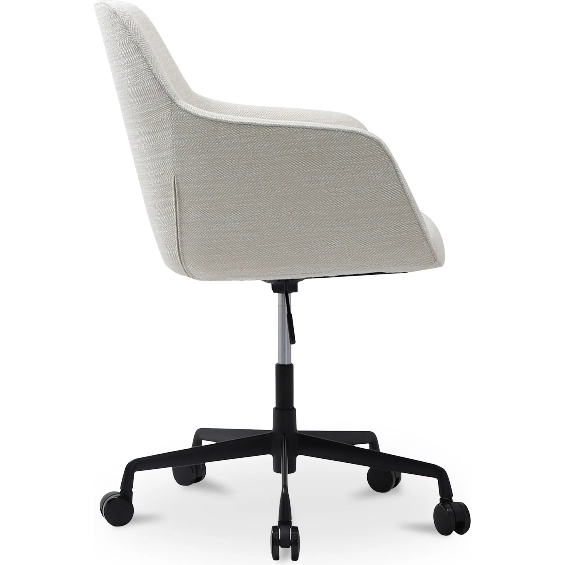 Torey Office Chair by Moe's Home Collection in beige. Made from 100% polyester, foam, iron, plywood in a unique style.
