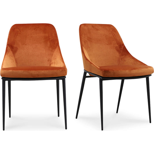Sedona Dining Chair by Moe's Home Collection. Made from upholstery: 100% polyester, steel legs, molded foam, plywood in a transitional style.
