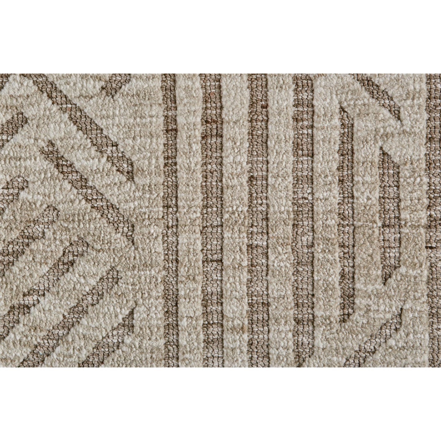 003 SI-1754186,SI-1754188,SI-1754189,SI-1754190,SI-1754191 | Closeup | Colton Geometric Rug - 8791F by Feizy in tan, ivory, brown. Made from polyester in a unique style.