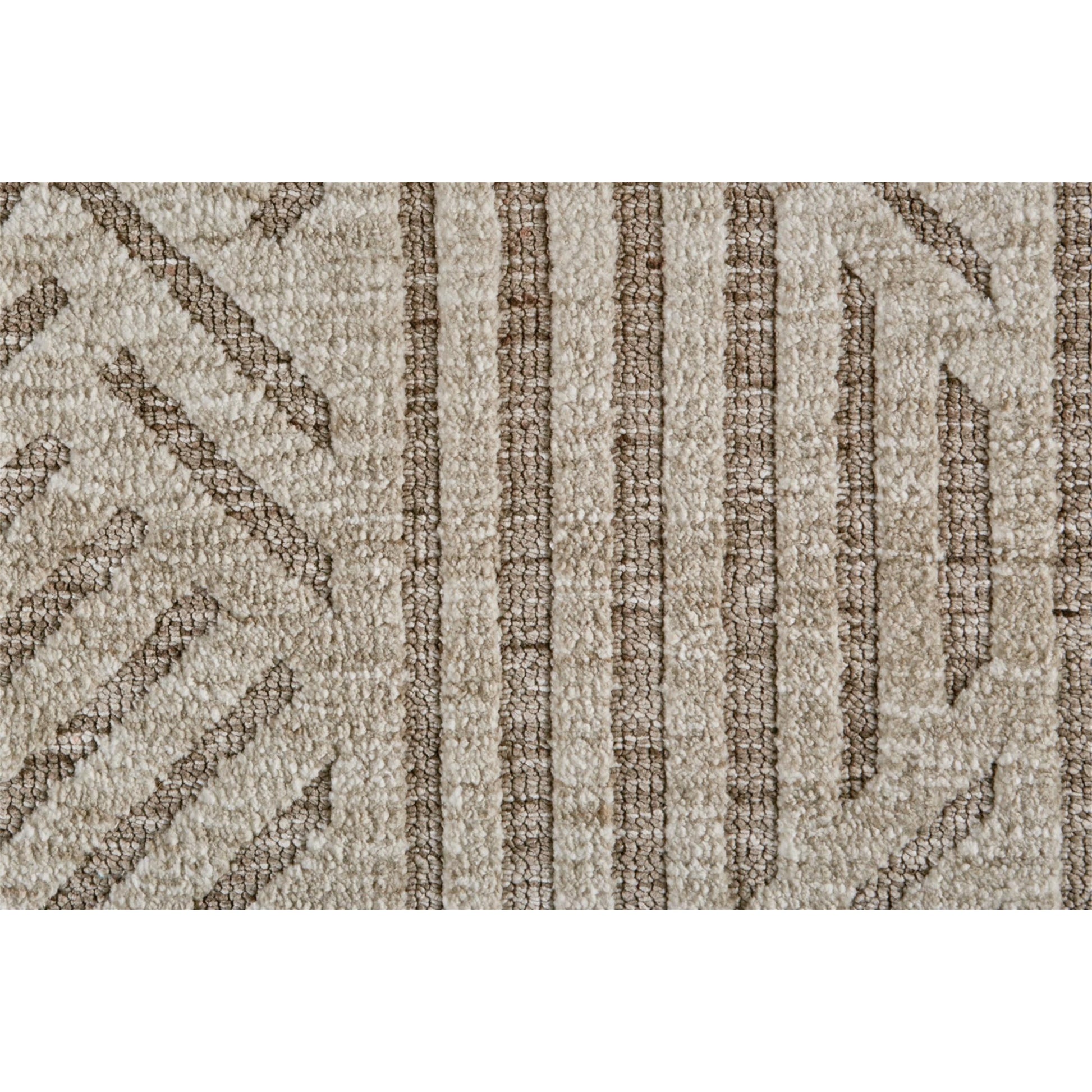 Colton Geometric Rug - 8791F by Feizy in tan, ivory, brown. Made from polyester in a unique style.