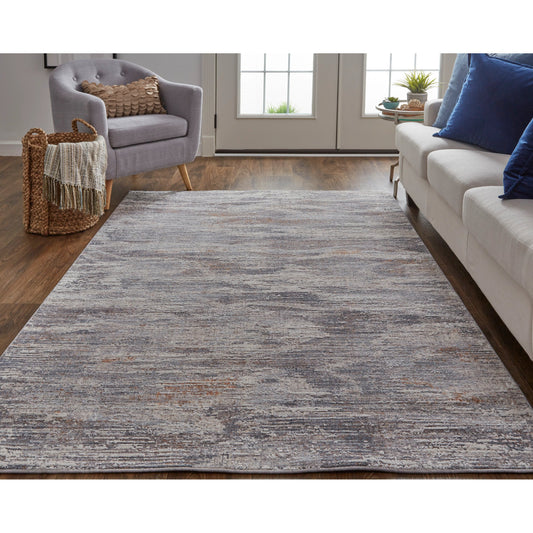 Lennon Transitional Rug - 39FYF by Feizy in taupe, tan, orange. Made from 88% polyester, 81% polypropylene in a unique style.