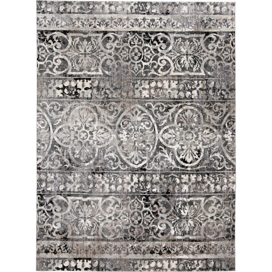 Kano Transitional Rug - 8643871F by Feizy in gray, ivory, taupe. Made from polypropylene, polyester in a unique style.
