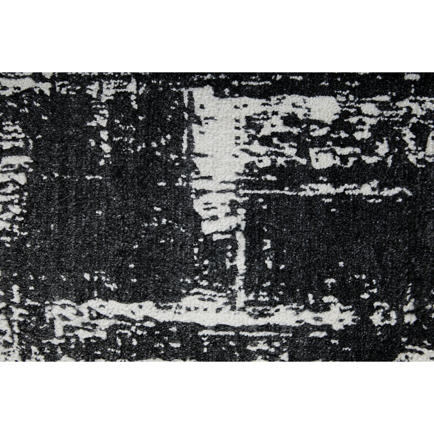 003 SI-2006000,SI-2006001,SI-2006002,SI-2006003,SI-2006004,SI-2006006 | Closeup | Coda Rug - 8929F by Feizy in black, white. Made from wool, viscose in a unique style.
