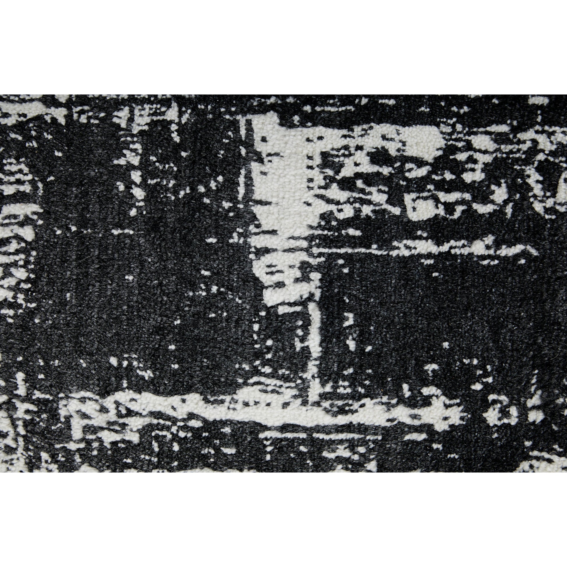 Coda Rug - 8929F by Feizy in black, white. Made from wool, viscose in a unique style.
