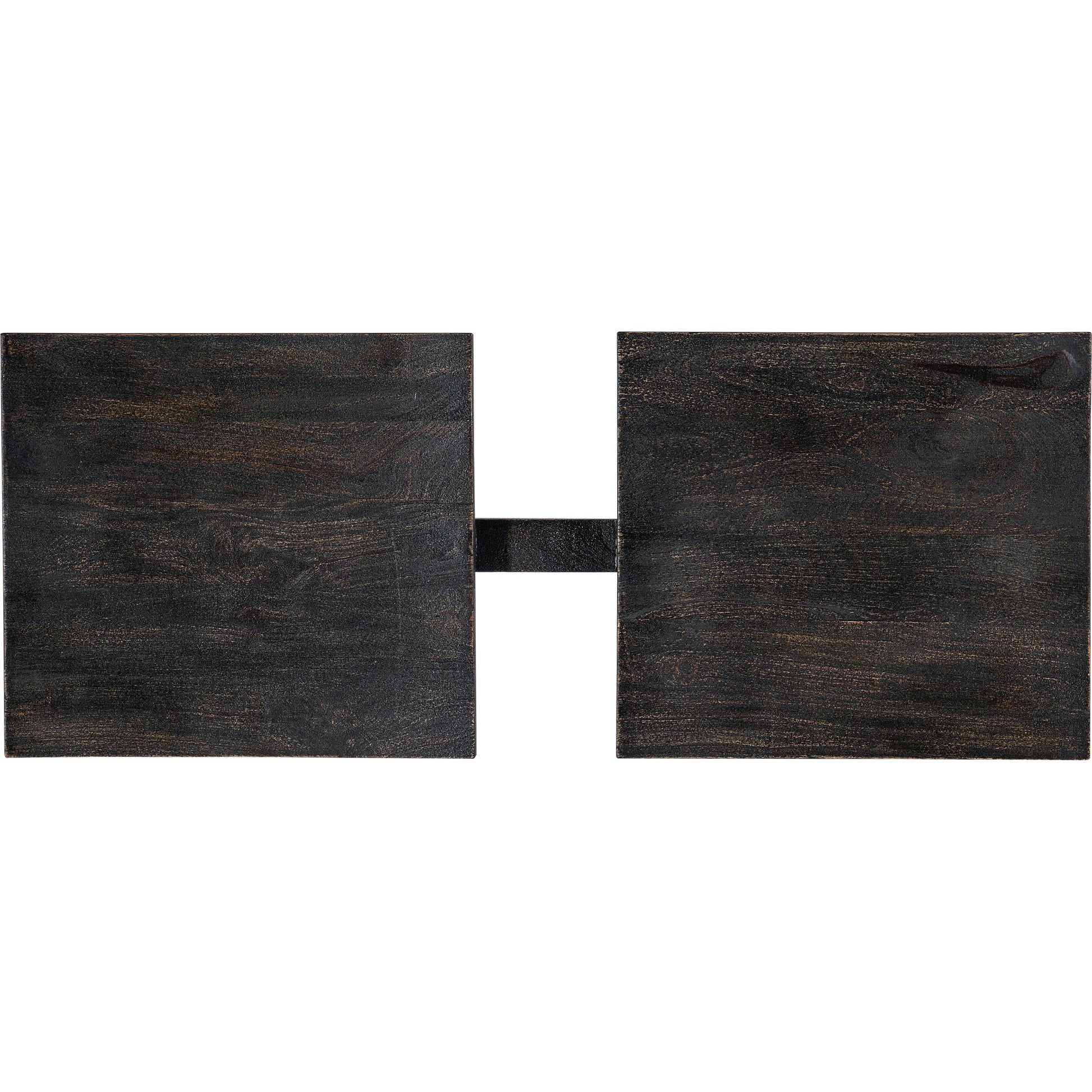 Commerce & Market Arness Tandem Bench by Hooker Furniture in black. Made from mango wood in a modern style.