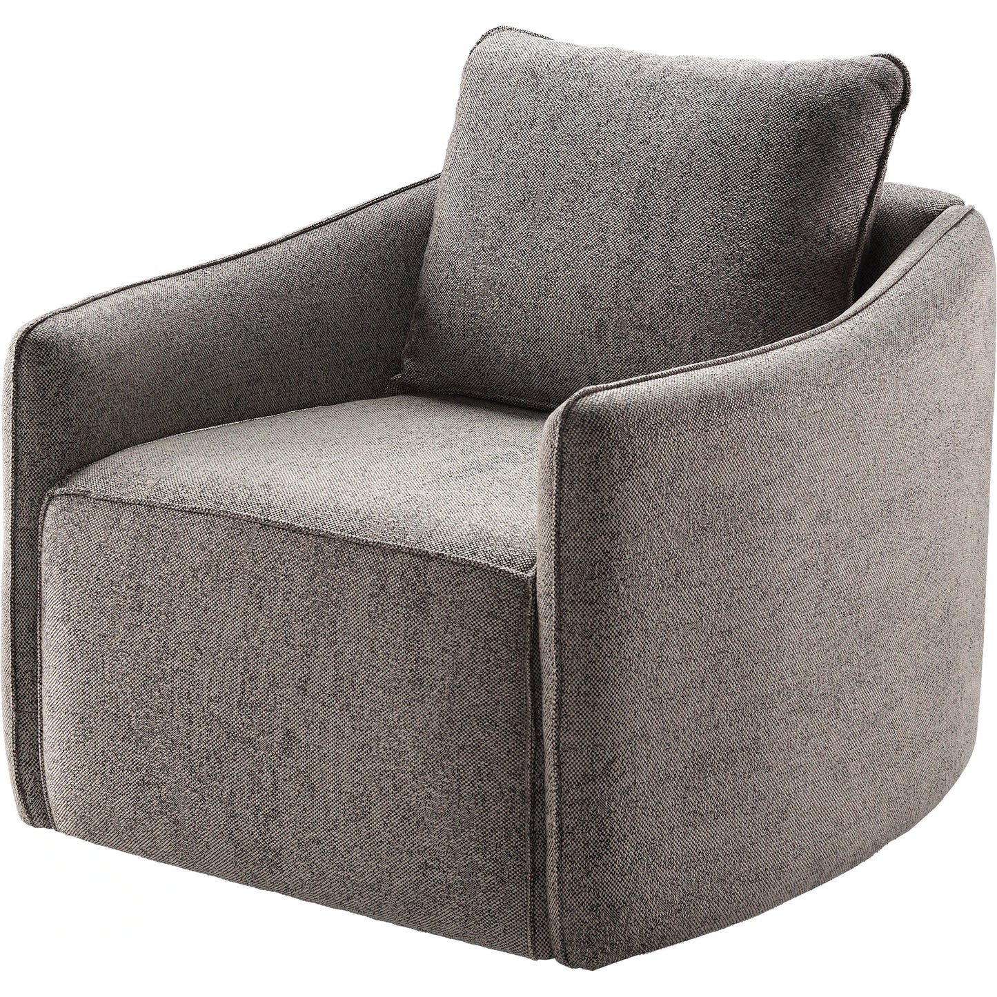 001 SI-2053420 | Primary Silo | Kelli - 497050 by Surya in gray, medium gray and wood finish. Made from upholstery: polyester, base: beech wood, fill: 100% polyurethane foam in a modern style.
