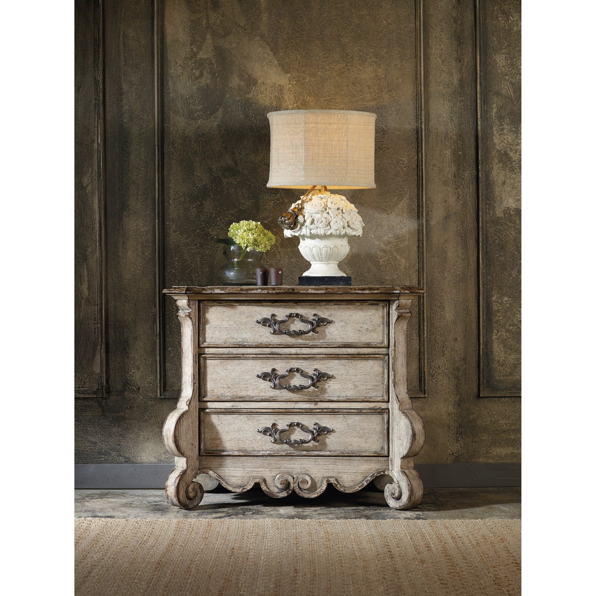 Chatelet Nightstand by Hooker Furniture. Made from unique in a traditional style.