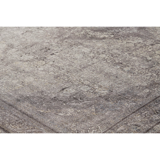 Sarrant Transitional Rug - 3967F by Feizy in gray, silver, ivory. Made from viscose, polyester in a unique style.