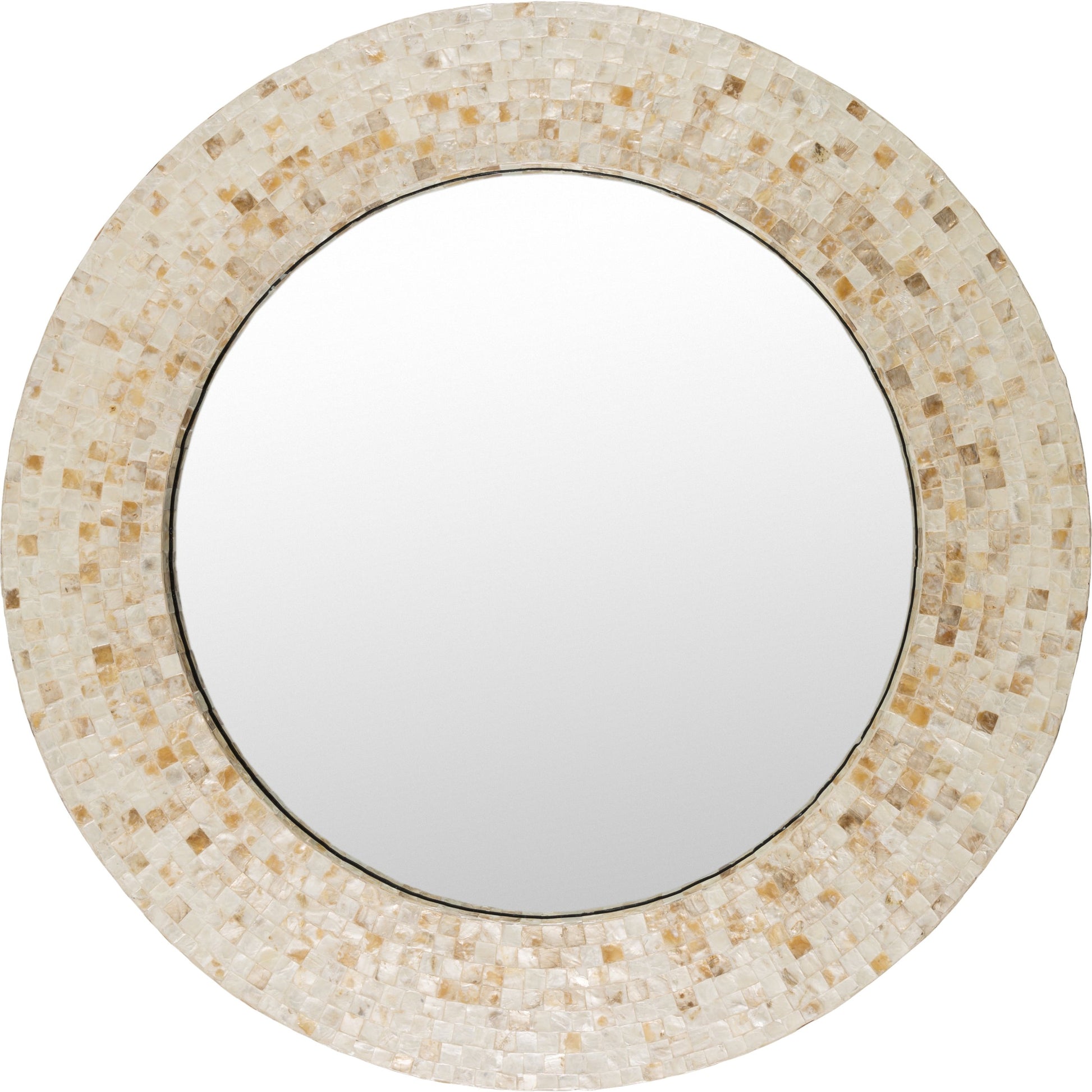 Eckley Mirror - 16233 by Surya in green, aqua. Made from mdf in a coastal style.