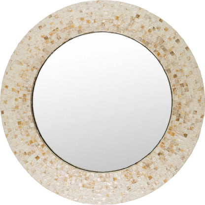 Eckley Mirror - 16233 by Surya in green, aqua. Made from mdf in a coastal style.