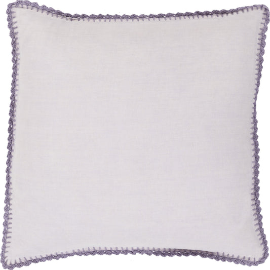 Elsa Pillow - 7615 by Surya in lilac, purple. Made from 100% linen in a modern style.