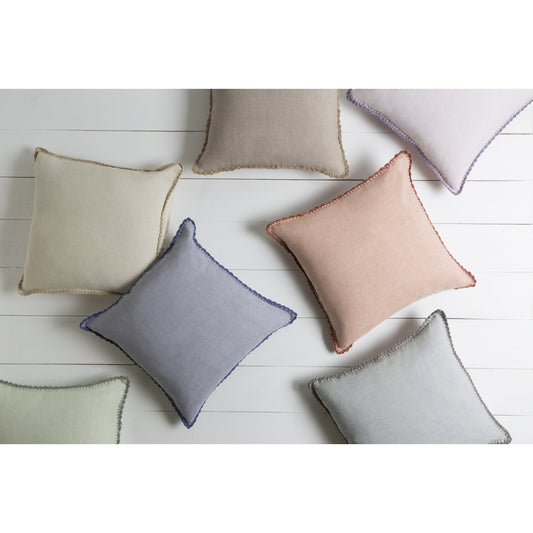 Elsa Pillow - 7615 by Surya. Made from 100% linen in a modern style.