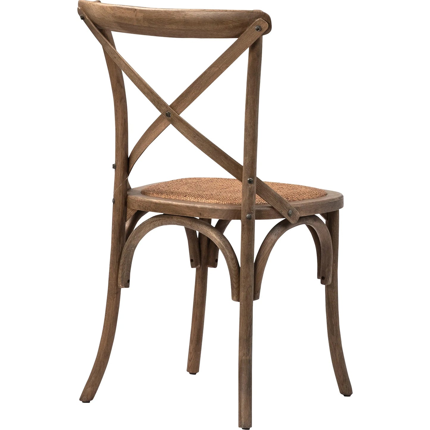 003 SI-2351169 | Additional Silo | Gaston Dining Chair by Arch & Plane in natural. Made from oak wood frame, rattan seat in a traditional style.