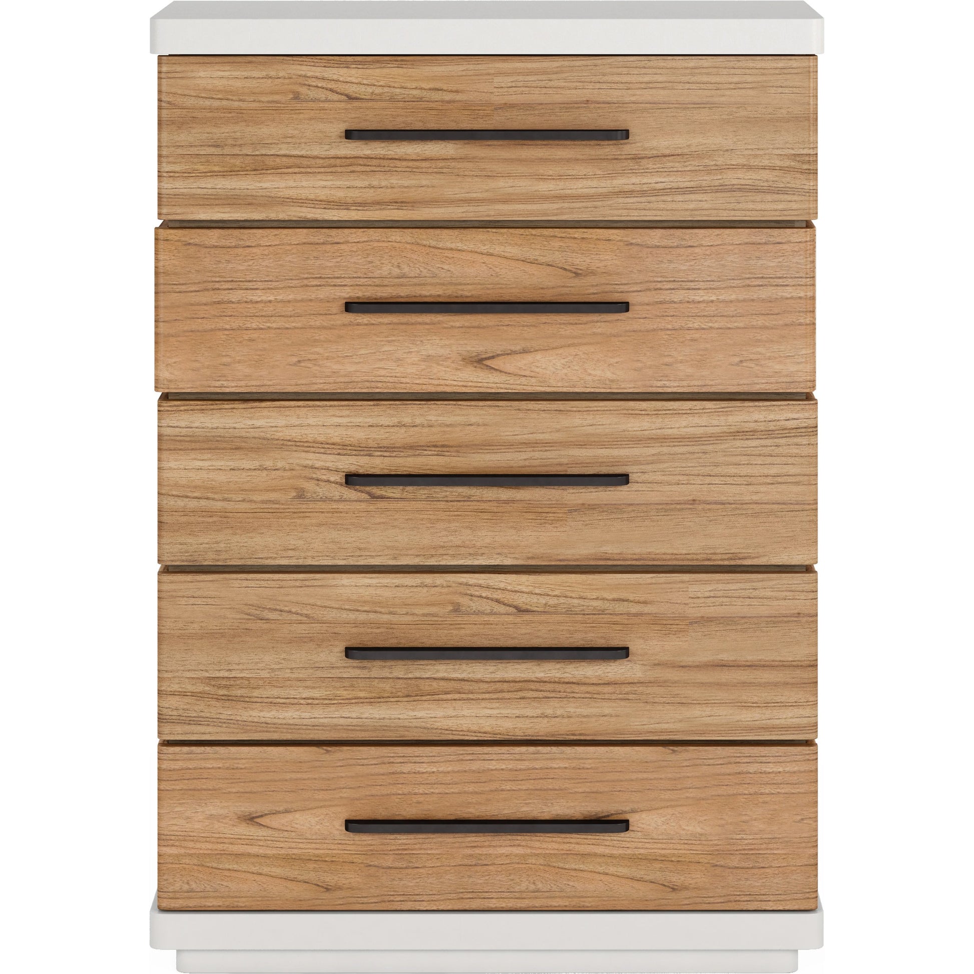 Portico Drawer Chest by A.R.T. Furniture in sienna, white plaster. Made from parawood solids, mindi veneers in a modern style.