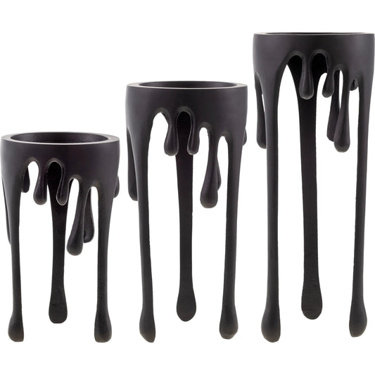 Castellana Candleholder (Set of 3) by Surya. Made from aluminum in a unique style.