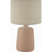 Elio Table Lamp - 538073 by Livabliss in glazed. Made from ceramic, linen, polyester in a modern style.