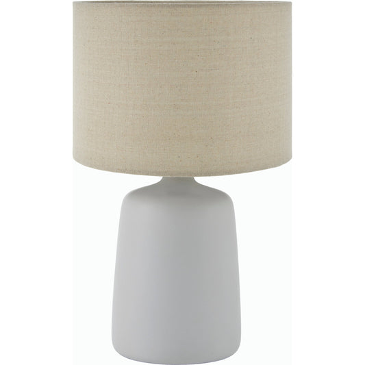 Elio Table Lamp - 538073 by Livabliss in glazed. Made from ceramic, linen, polyester in a modern style.