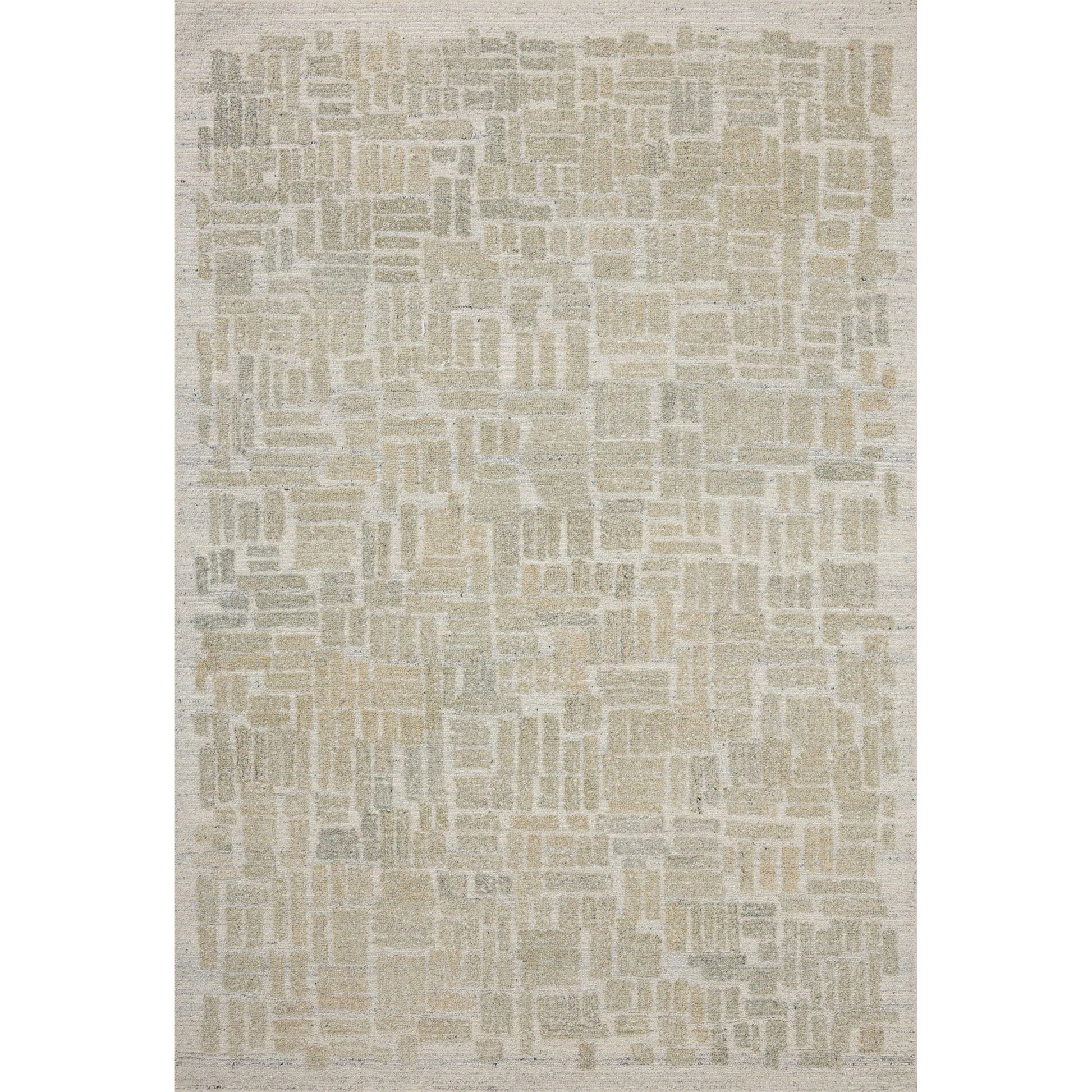 Elias ELA-01 Rug by Loloi in pebble, sage. Made from 100% wool in a unique style.