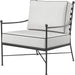 Provence Outdoor Club Chair by Sunset West. Made from wrought iron in a modern style.