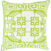 Lime, Ivory / Down Feather / 18" x 18"