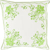 Green, Cream / Down Feather / 18" x 18"