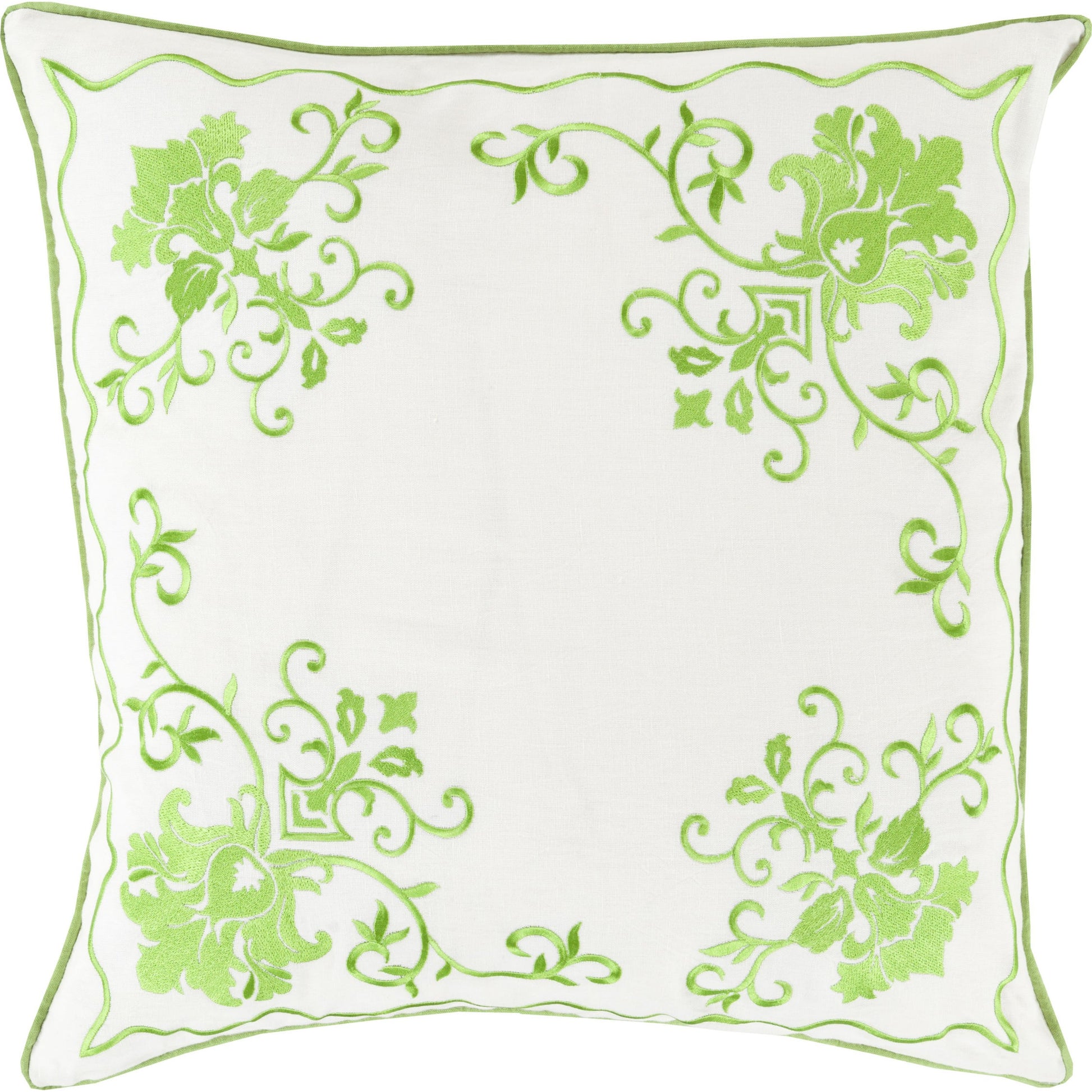 Eloise Pillow - 13445 by Surya. Made from 100% linen in a traditional style.