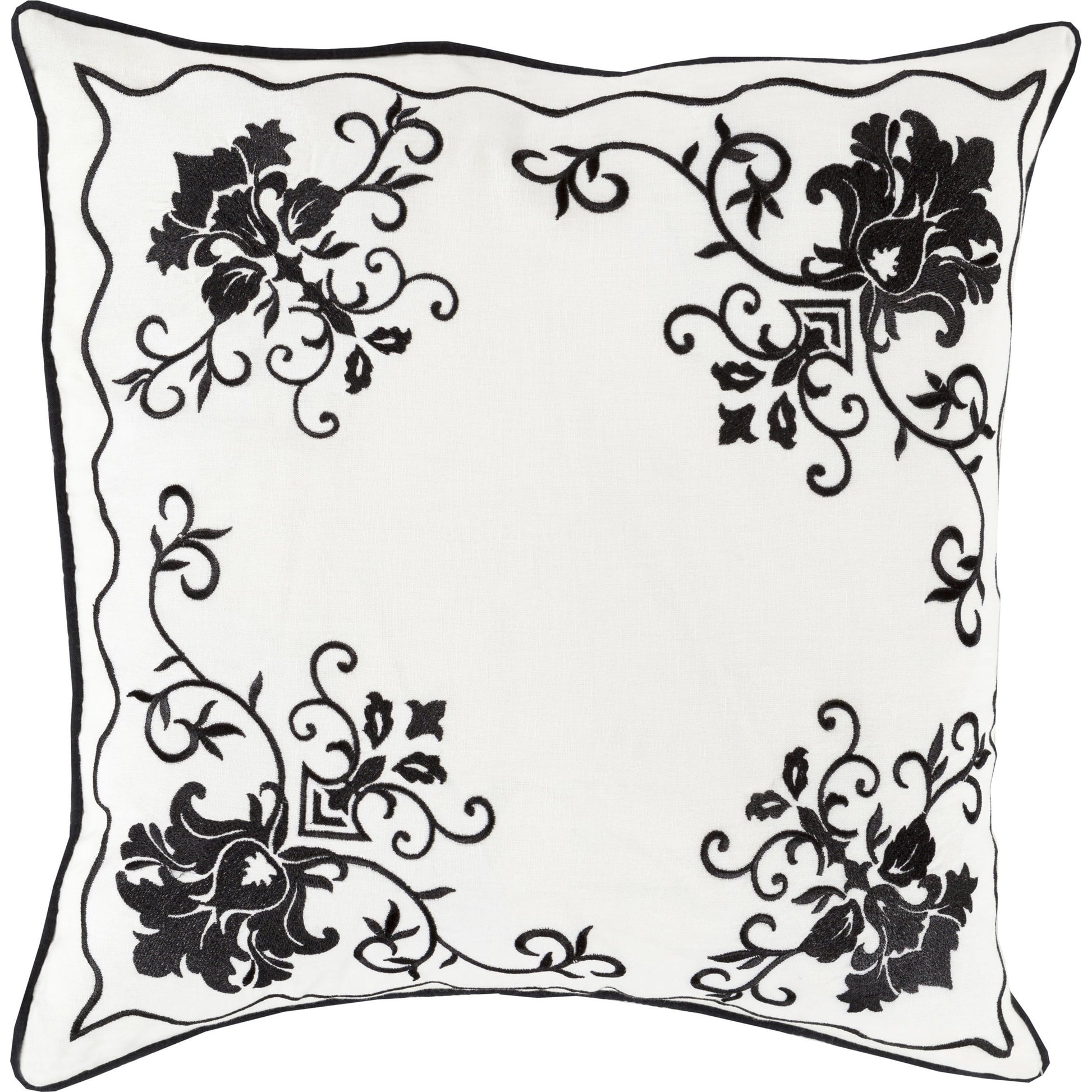 Eloise Pillow - 13445 by Surya. Made from 100% linen in a traditional style.
