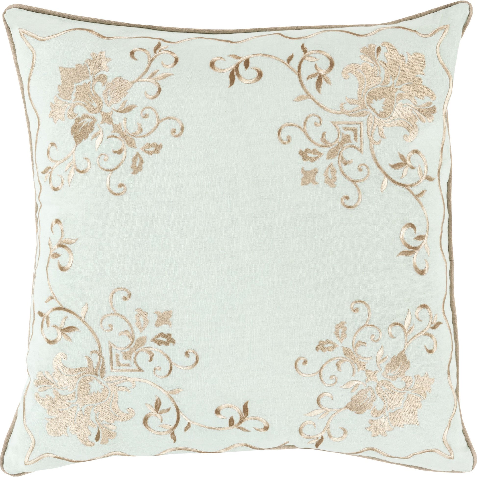 Eloise Pillow - 13445 by Surya. Made from 100% linen in a traditional style.