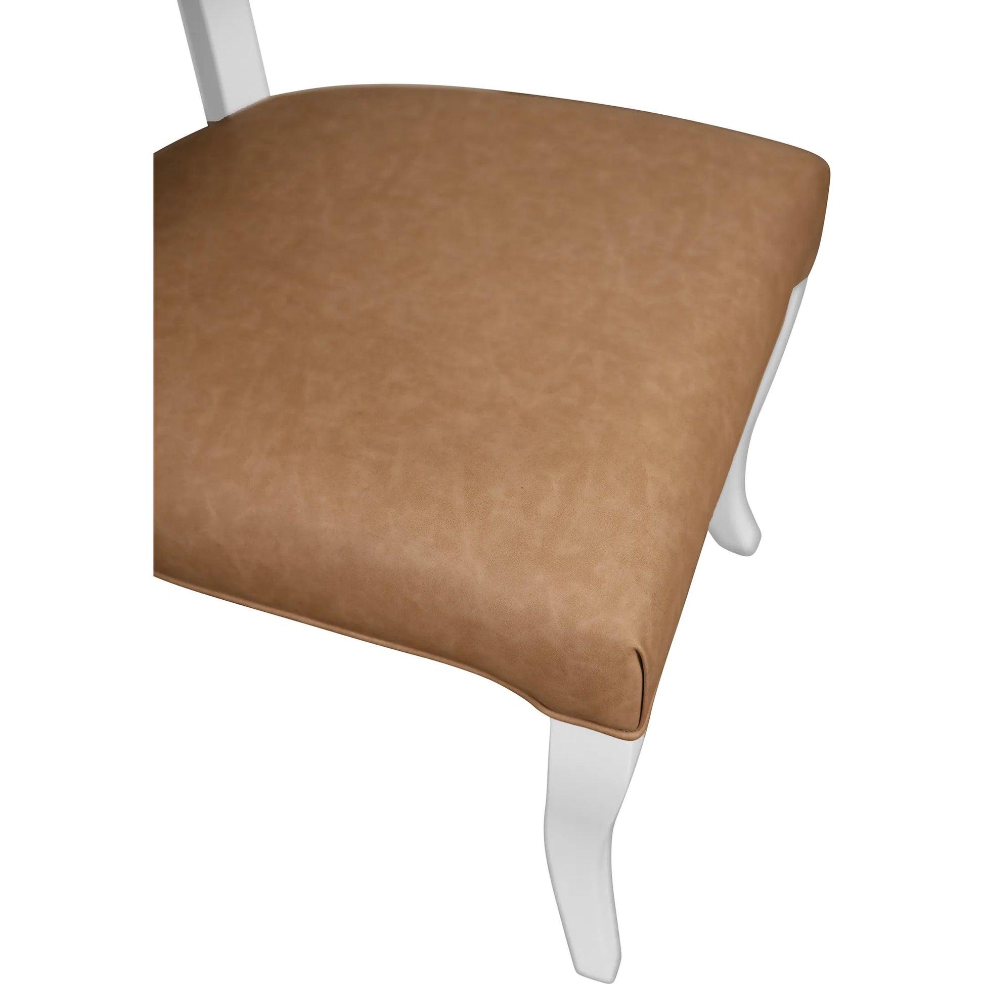 Eloise Round Back Dining Chair by Worlds Away. Made from light blue linen in a unique style.
