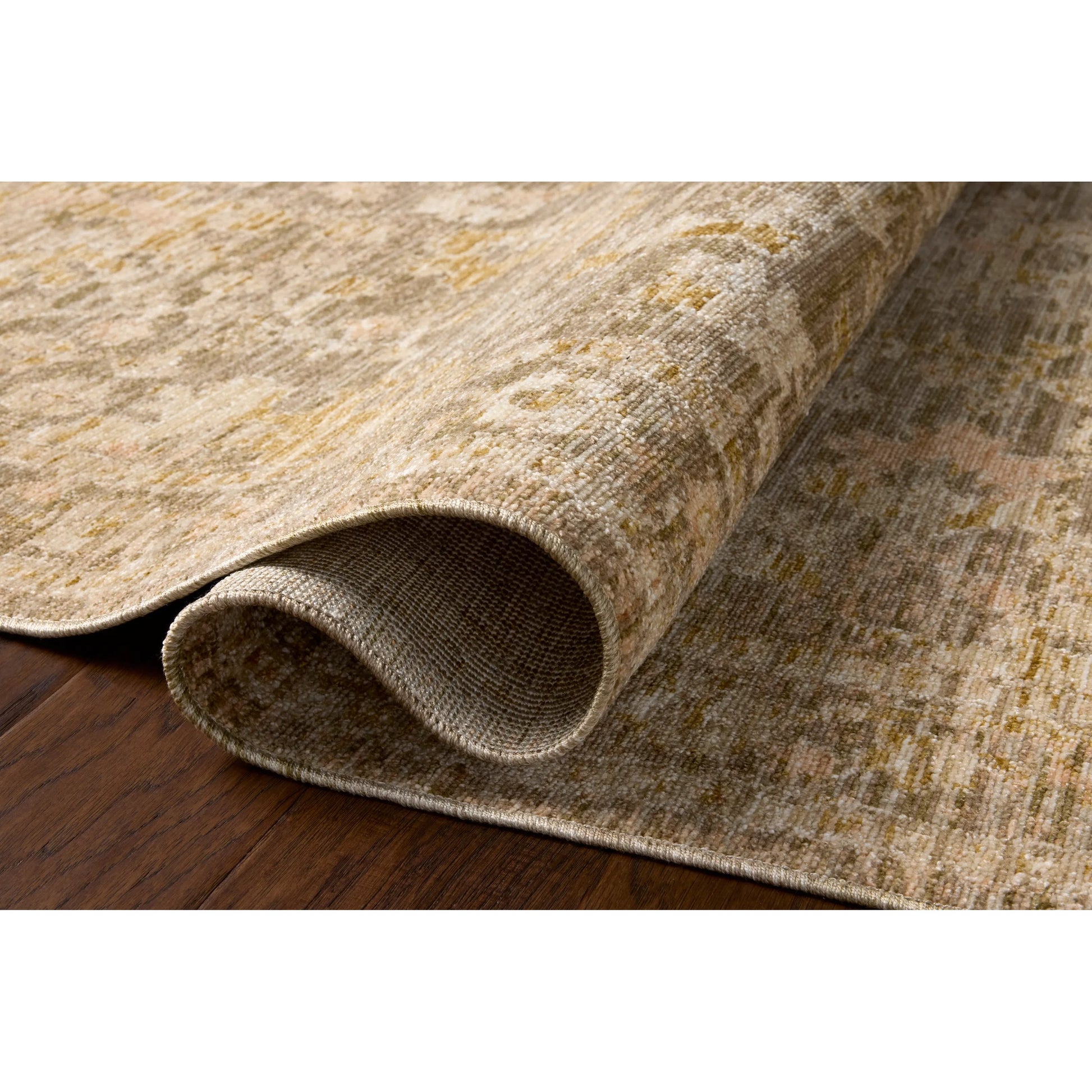 Elora ELR-04 Rug by Loloi in bark, spice. Made from 100% space dyed polyester in a unique style.
