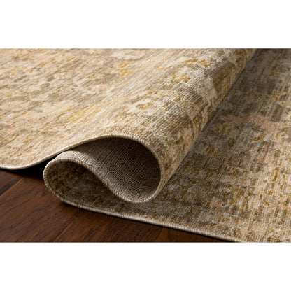 Elora ELR-04 Rug by Loloi in bark, spice. Made from 100% space dyed polyester in a unique style.