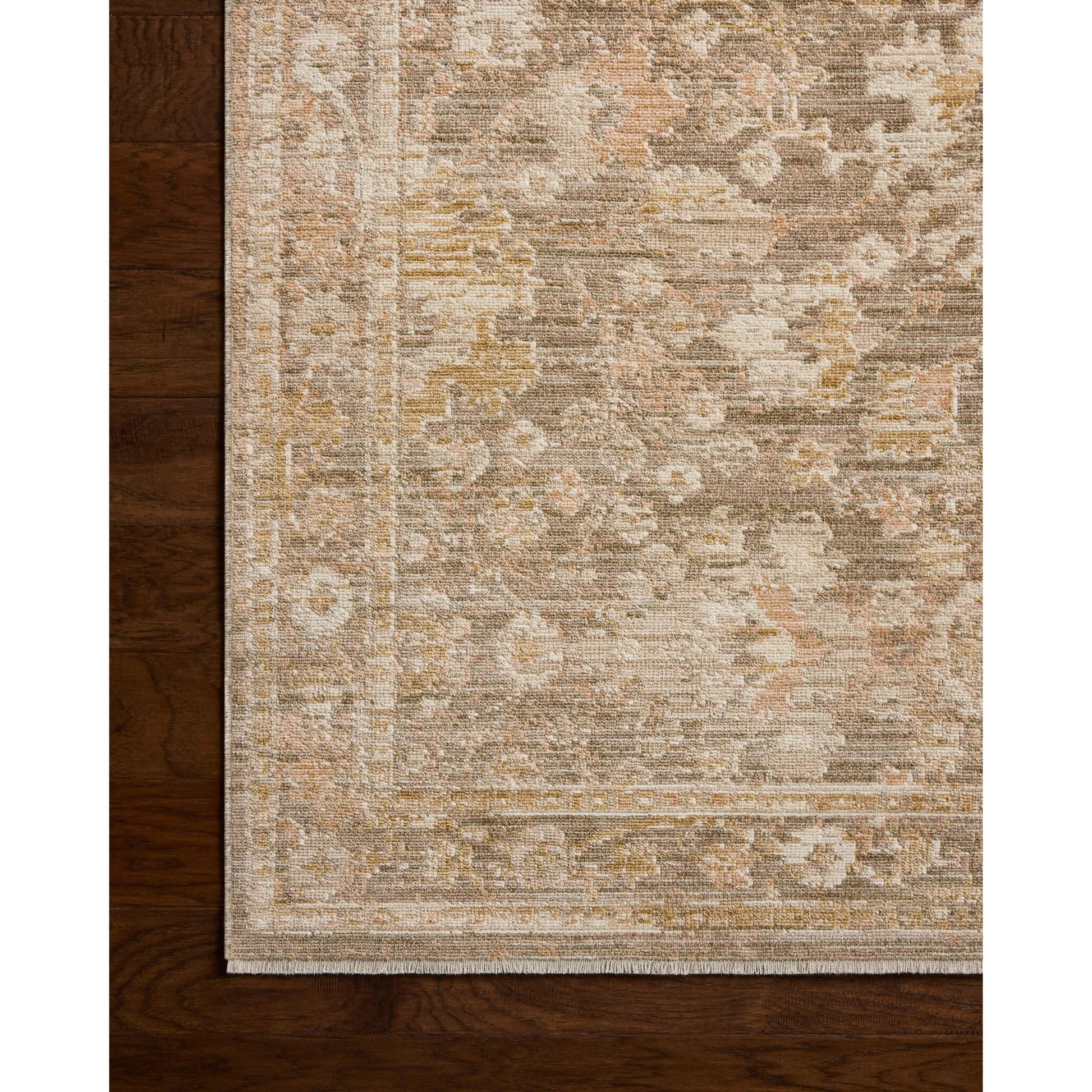 Elora ELR-04 Rug by Loloi in bark, spice. Made from 100% space dyed polyester in a unique style.