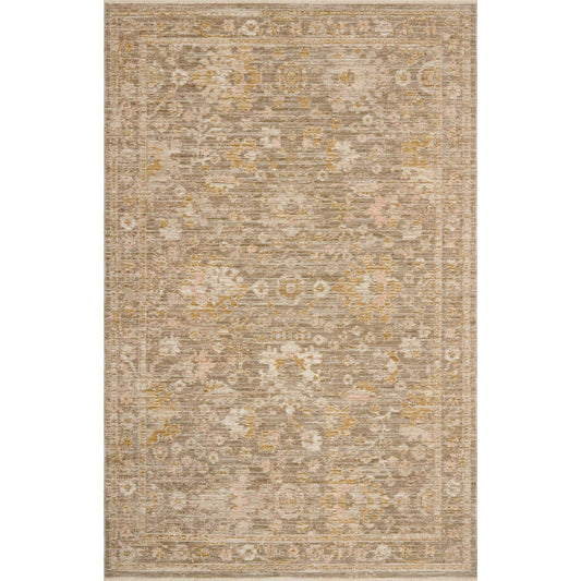 Elora ELR-04 Rug by Loloi in bark, spice. Made from 100% space dyed polyester in a unique style.