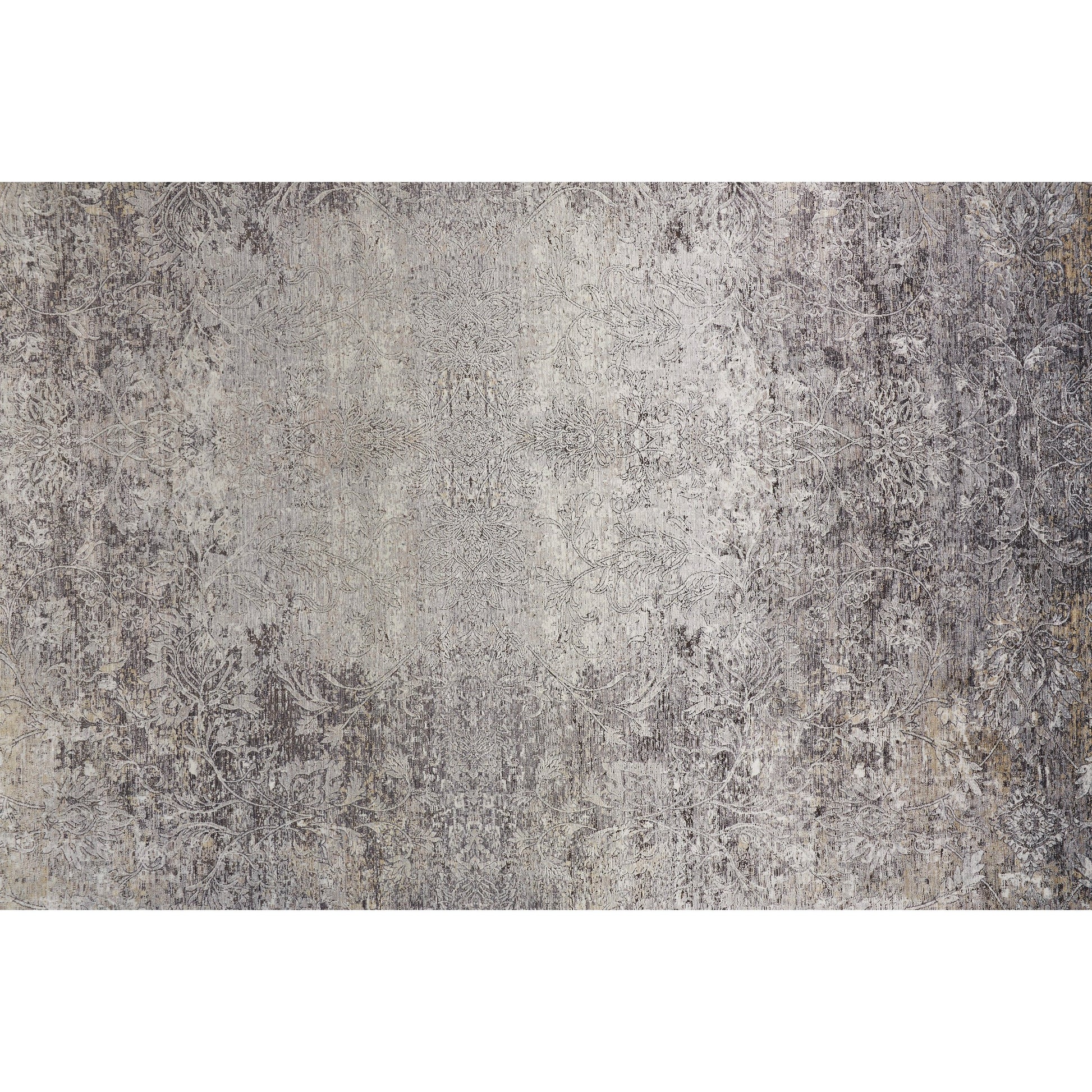 Sarrant Transitional Rug - 3964F by Feizy in gray, ivory, tan. Made from viscose, polyester in a unique style.