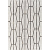 Light Gray, Medium Gray, Black, Gray, Charcoal / 2' x 3'